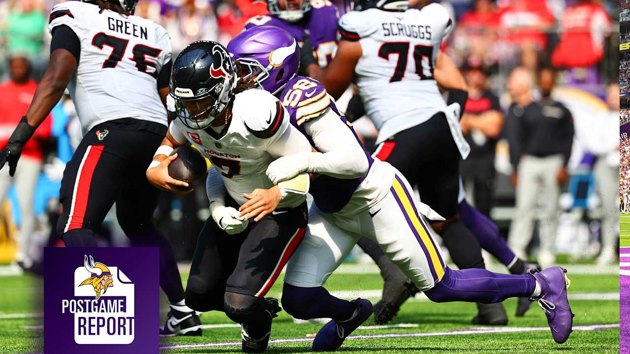Vikings Postgame Report The Minnesota Vikings Dominate The Houston