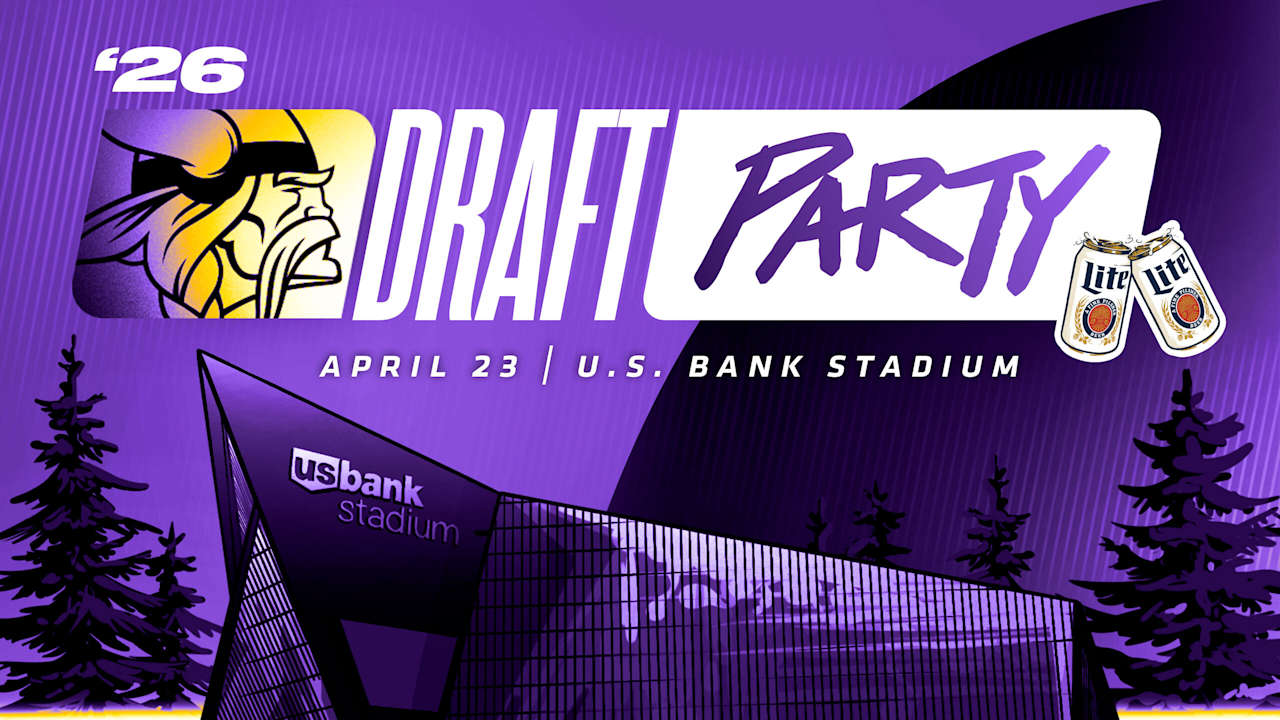 Vikings to Host 2026 Miller Lite Draft Party at U.S. Bank Stadium  www.vikings.com