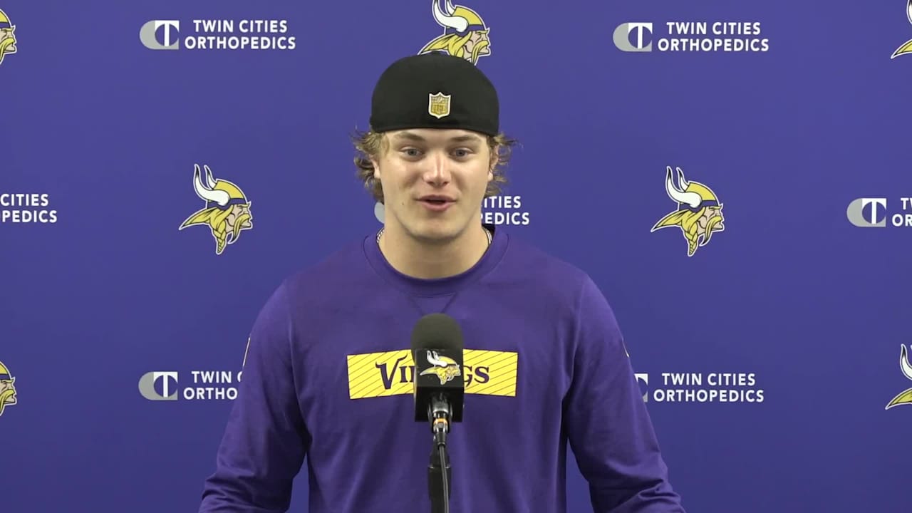 J.J. McCarthy with eye black