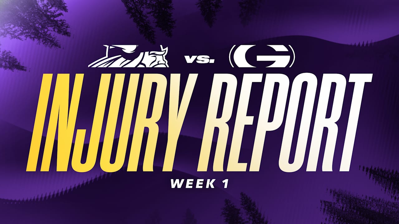 Initial Vikings Vs. Packers Injury Report for Week 1 of 2026