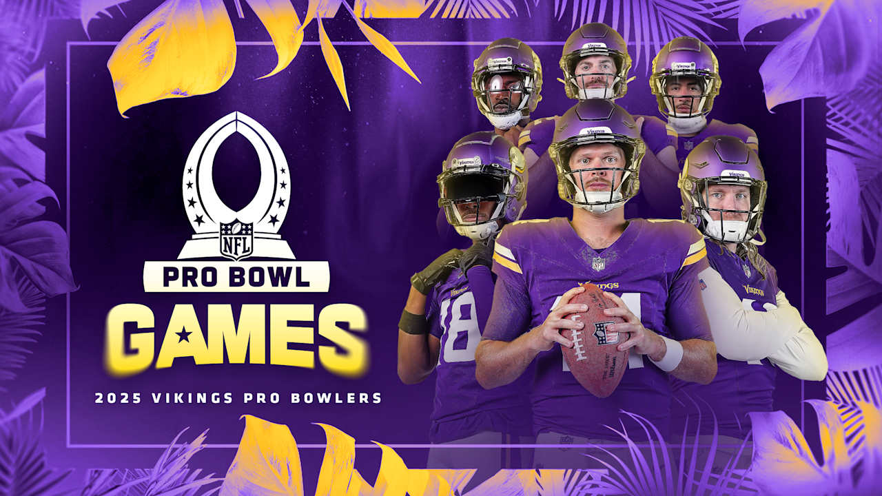 6 Vikings Named To 2025 Nfl Pro Bowl Games