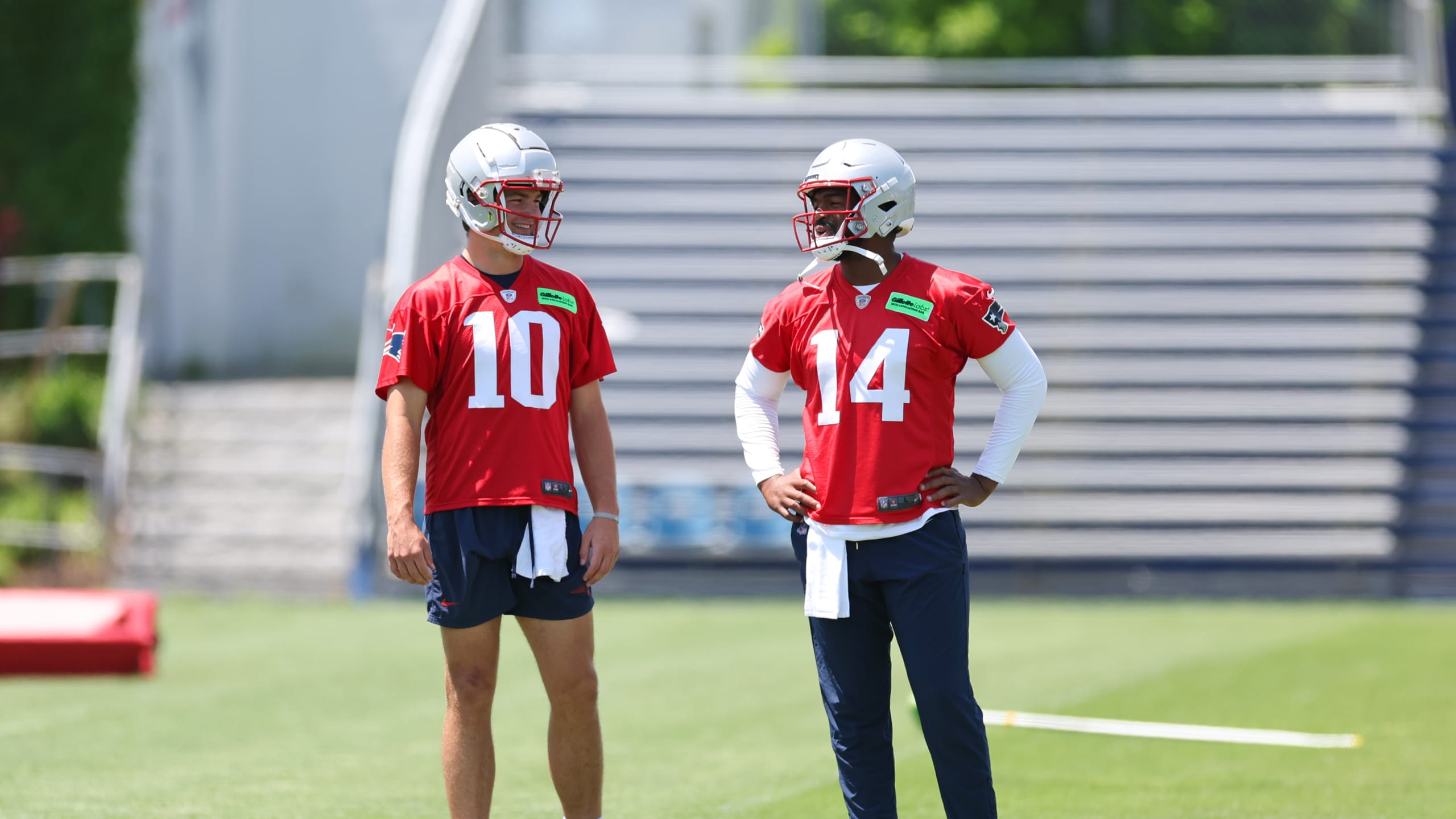 Drake Maye Stands Out At Patriots First Minicamp Practice