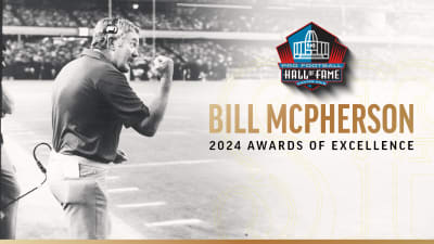 Bill McPherson Named Pro Football Hall of Fame 'Awards of Excellence'  Honoree