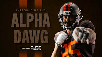 Browns announce 'Alpha Dawg,' presented by DUDE WIPES as the new alternate  helmet for the 2025 season