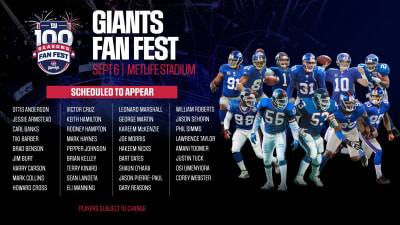 Giants Fanfest 2017 outlet lot