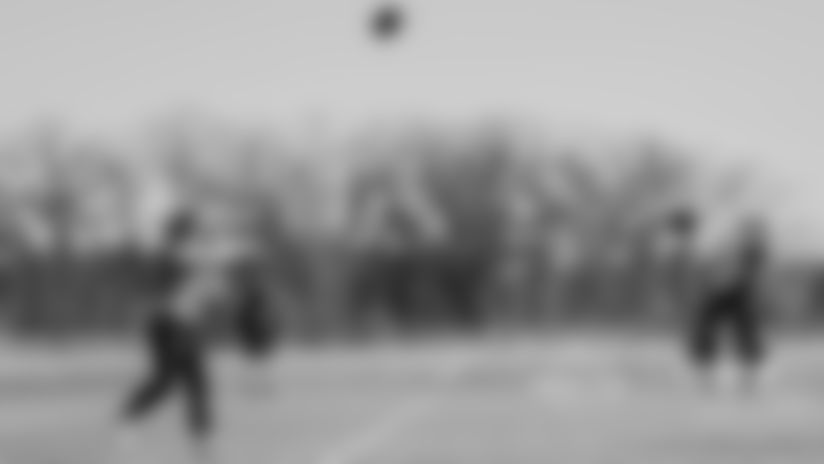 The Bears were back on the Halas Hall practice fields Thursday to continue preparing for Sunday night's Divisional Round playoff game against the Rams at Soldier Field.