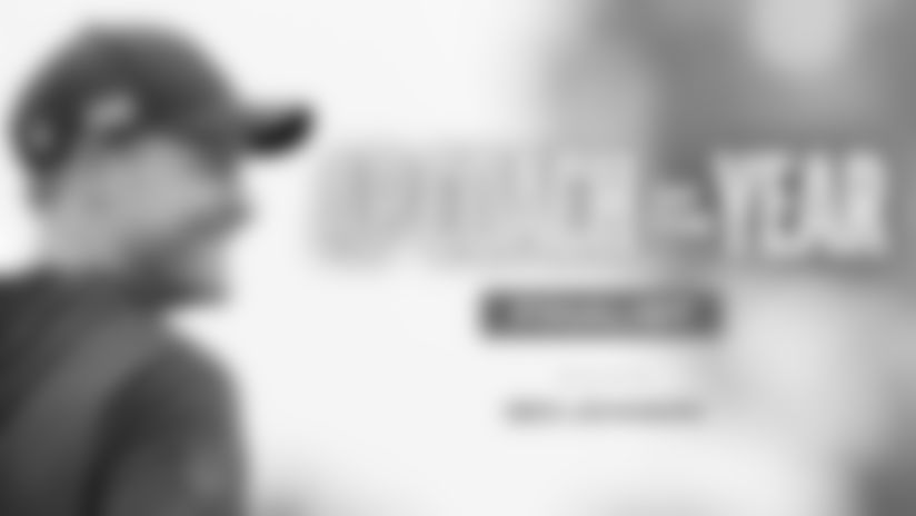 After leading the Bears to an 11-6 mark, their first division crown since 2018 and their first postseason victory since 2010, Ben Johnson has been named one of five finalists for the Associated Press NFL Coach of the Year Award.