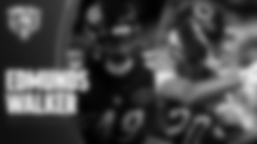 Linebacker Tremaine Edmunds and wide receiver Jahdae Walker address the media virtually Monday from Halas Hall.