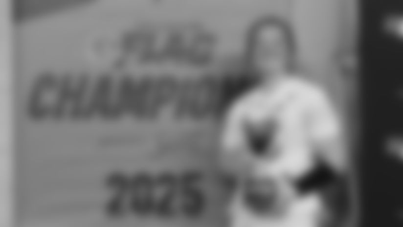 Evie Schoolfield from Mount Notre Dame was named a finalist for Maxwell Football Club's Girls National Flag Football Player of the Year Award Tuesday