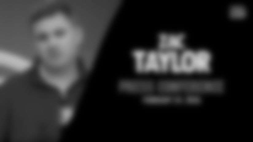 Head coach Zac Taylor meets with the media at the 2026 NFL Scouting Combine in Indianapolis, Tuesday, Feb. 24, 2026.