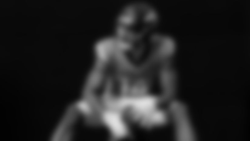 Recently, the Broncos' skill-position players posed for the camera at the team's annual media day.