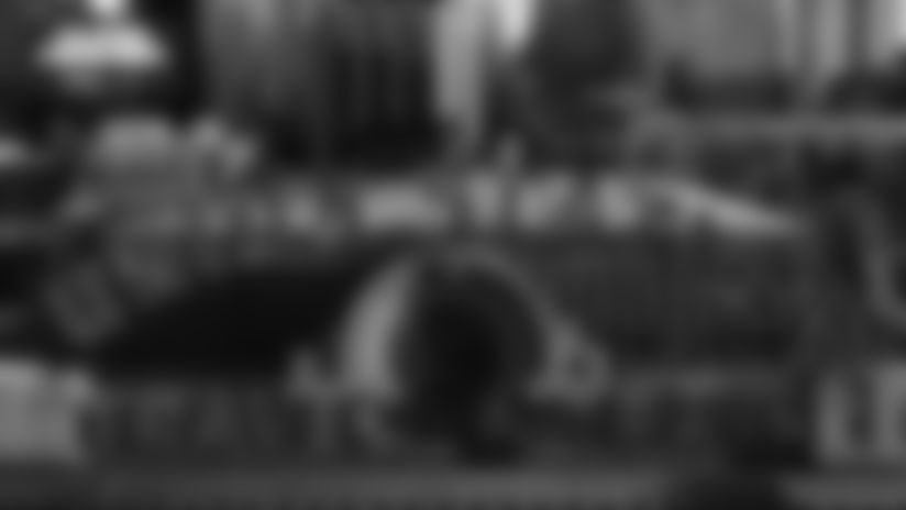 In the style of his climb to the top of Empower Field at Mile High to begin the fourth quarter, Miles the Mascot treks to the top of several Denver landmarks to help light up the city in a glow of orange and blue.