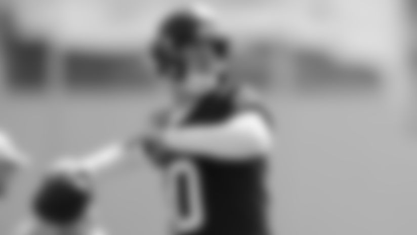 “Less pause, less hesitation with the play call in the huddle,” Head Coach Sean Payton said of Nix's play this spring.