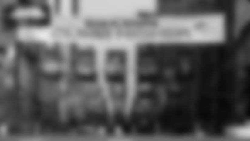 Take a look at how downtown Denver is getting ready for the 2025 playoffs with banners on Larimer Square and orange-and-blue lights adorning landmarks and buildings.