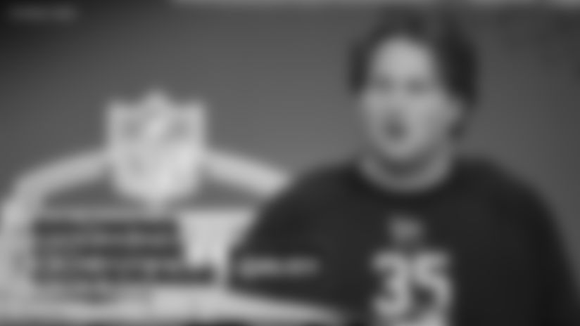 Francis Mauigoa, Blake Miller and Kadyn Proctor were among the offensive linemen participating in the combine