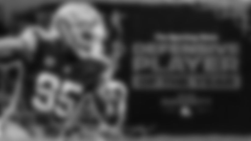 Garrett earned the award for the third consecutive year