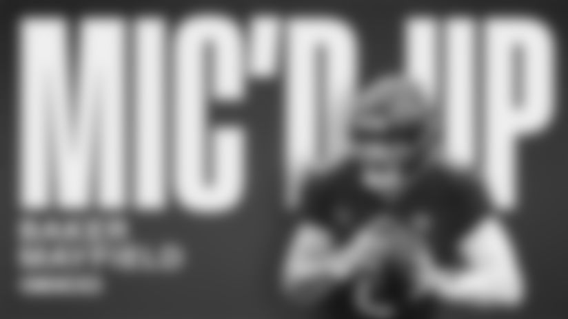 Tampa Bay Buccaneers Quarterback Baker Mayfield was mic'd up for Week 18's victory against the Carolina Panthers. Hear from the gunslinger as he leads the Krewe to a victory in the regular season finale.