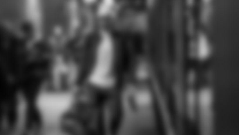 View photos of the Buccaneers arriving for their 2025 Week 16 Game against the Carolina Panthers.