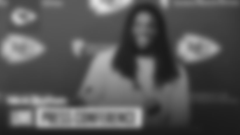 Nick Bolton speaks to the media on Wednesday, December 31.