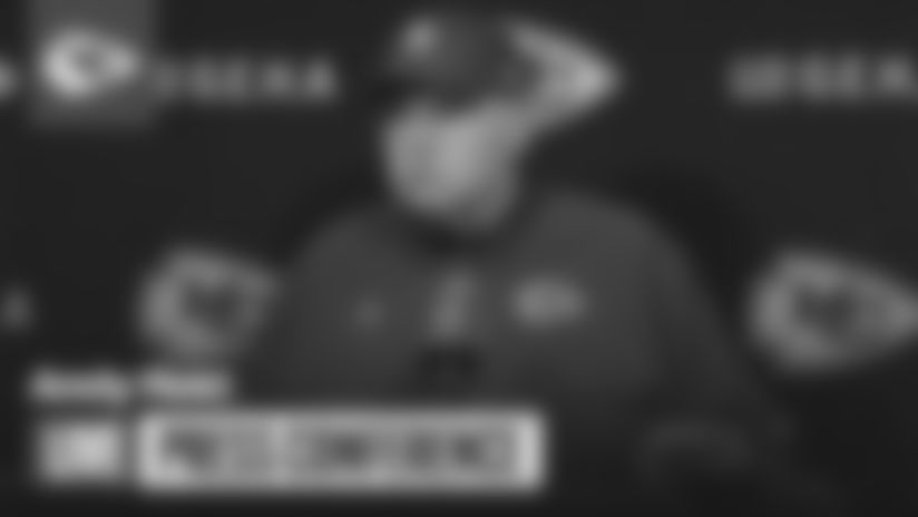 Andy Reid speaks to the media following the Chiefs Week 16 NFL game against the Tennessee Titans.