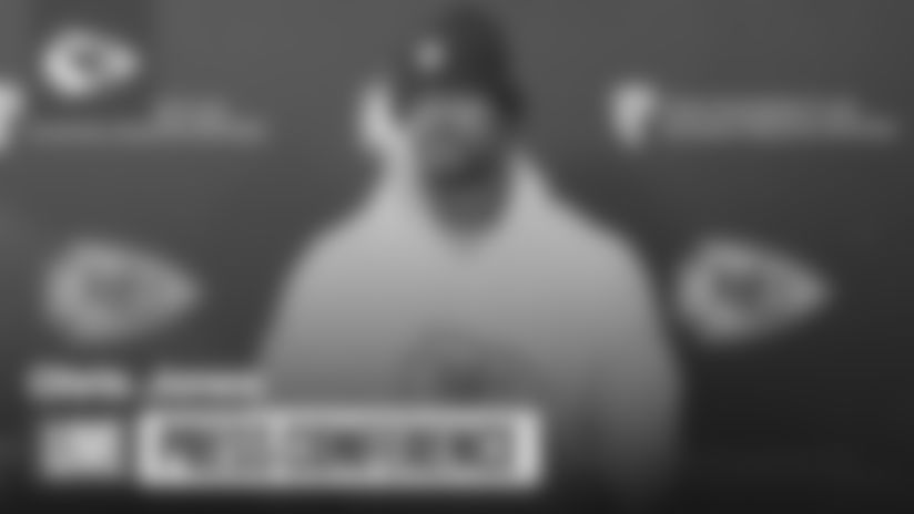 Chris Jones speaks to the media on Thursday, December 18.