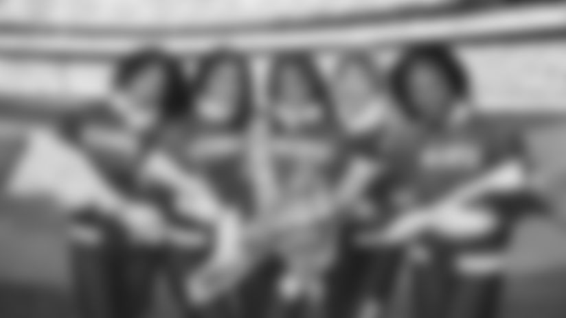 The Kansas City Chiefs Cheerleaders and Game Entertainment Teams during a week 15 NFL football game against the Los Angeles Chargers.