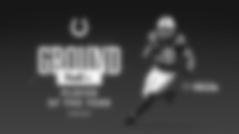 Taylor led the NFL in total touchdowns (20) and rushing touchdowns (18) in 2025.