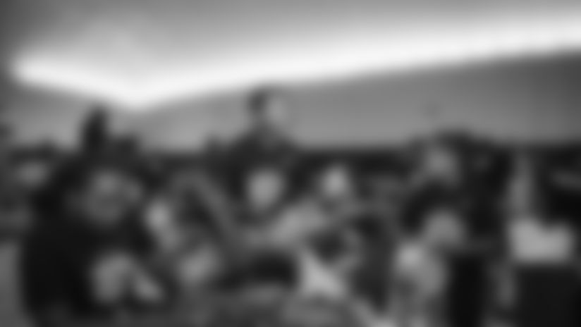 Local youth that could benefit from extra love this holiday season participated in a football clinic followed by a surprise toy giveaway at the team facility in Ashburn, Virginia