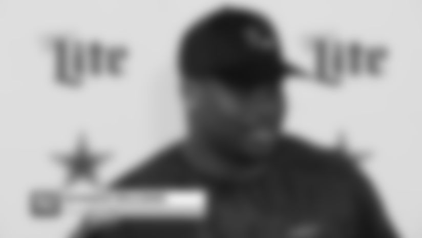 DT Quinnen Williams speaks with media for the first time since being traded to the Dallas Cowboys, his reaction to the news and his journey to Dallas, his excitement in being able to play alongside players like Kenny Clark and Osa Odighizuwa, building on his relationship with Defensive Line Coach Aaron Whitecotton and more.