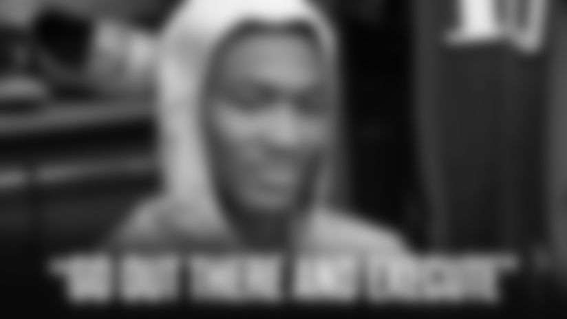 Following Thursday's practice, the final one before Saturday evening's matchup with the Commanders, hear from DeVonta Smith, Moro Ojomo (2:18), and Saquon Barkley (4:50).