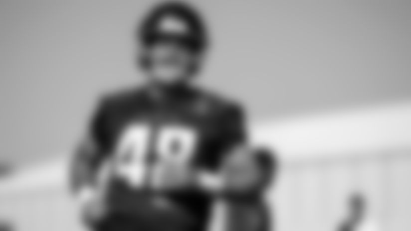 The former third-round pick's rookie season ended before it truly began last year.