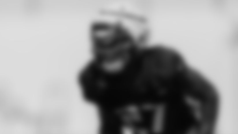 The Falcons acquired Pearce because of the attitude and violence with which he plays with. It's already showing up one week into training camp.