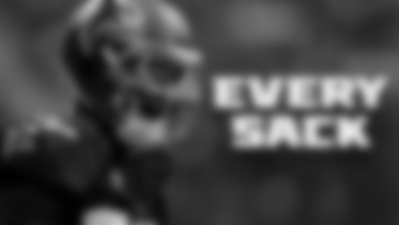 Watch the highlights from every Atlanta Falcons sack from the 2025 NFL season.