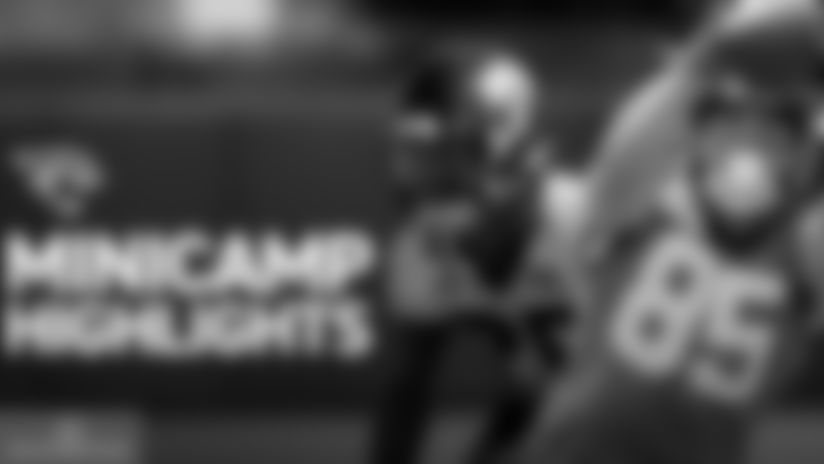 Check out a montage of top clips from the Jaguars' 2025 mandatory minicamp.