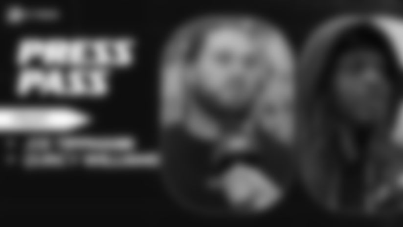 Watch preview interviews with guard Joe Tippmann and linebacker Quincy Williams leading up to Sunday's road game against the Jaguars.