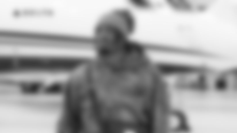 View photos from the Detroit Lions' trip to Los Angeles for their Week 15 game against the Rams.