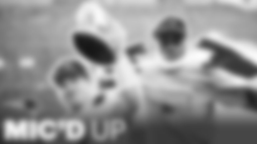 New England Patriots quarterback Drake Maye and cornerback Christian Gonzalez are mic'd up for the Patriots 10-7 win over the Denver Broncos in the AFC Championship game sending them to Super Bowl LX.