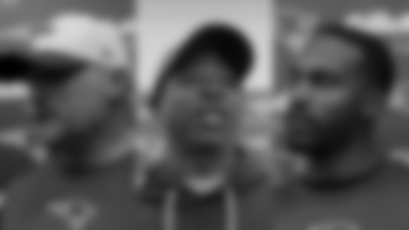 Patriots offensive assistant coaches Todd Downing, Tony Dews, and Ashton Grant address the media on Thursday, October 30, 2025.  
DOWNING - 00:00-08:32
DEWS - 08:32-18:22
GRANT - 18:22-27:28