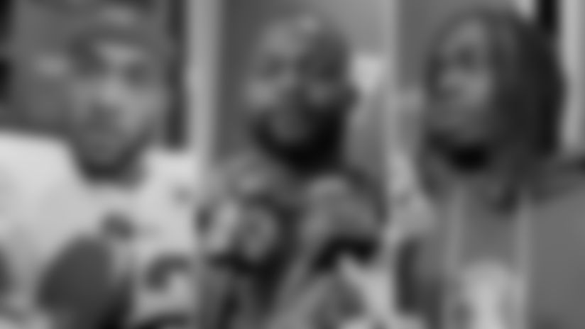 Patriots players Kayshon Boutte, TreVeyon Henderson, Rhamondre Stevenson, and Morgan Moses address the media on Thursday, January 22, 2026.  

TIMECODE
00:00-04:02 / KBOUTTE
04:02-07:06 / THENDERSON
07:06-09:56 / RSTEVENSON
09:56-14:32 / MMOSES