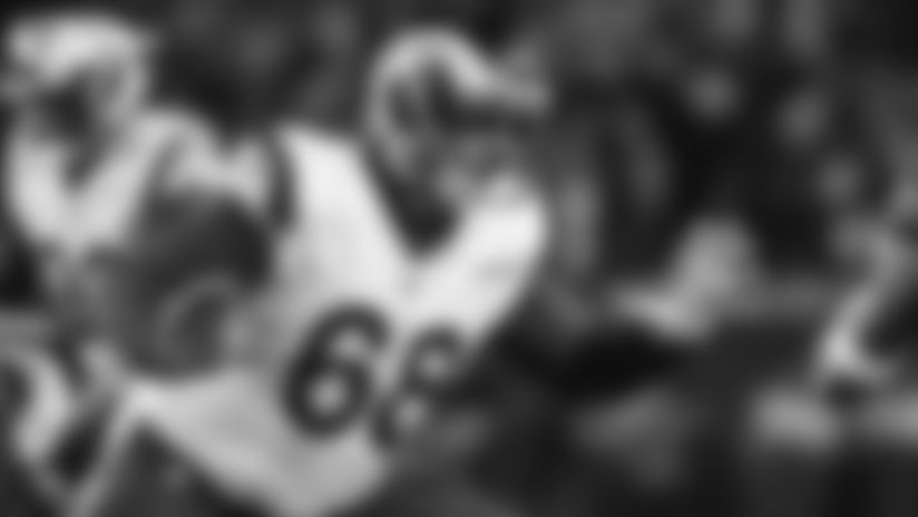 The Rams have re-signed offensive lineman David Quessenberry.