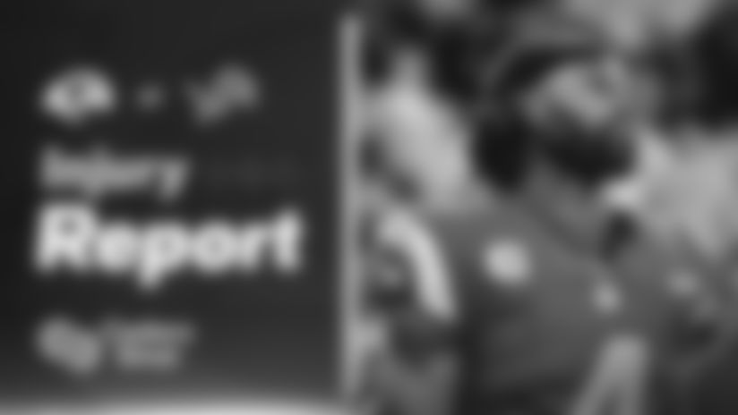 A look at the Friday injury report leading into Sunday's Wild Card Round playoff game between the Rams and the Lions at Ford Field in Detroit.