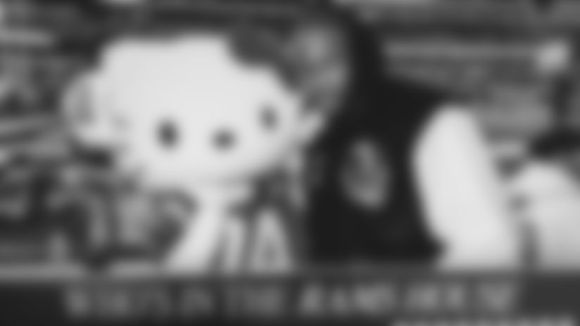 Hello Kitty, YG, Ric Flair, and other celebrities attended the Los Angeles Rams' regular season finale against the Arizona Cardinals. Browse photos of them meeting mascot Rampage and showing off the new Rams x Hello Kitty merch.