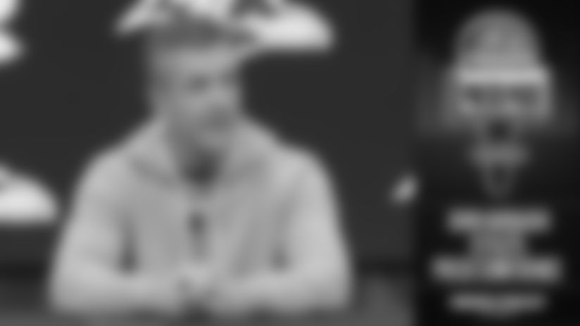 Head Coach John Harbaugh speaks with the media on Monday following the Ravens' 24-0 win over the Cincinnati Bengals.