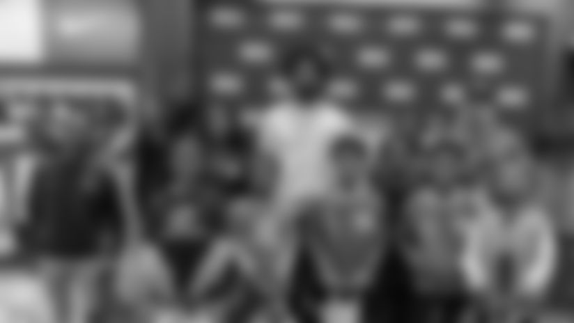 New Orleans Saints wide receiver Chris Olave surprised local youth with a holiday shopping spree in Metairie on December 9, 2025.