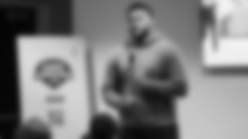 In partnership with BECU, the Seahawks continued their programming with a special visit and words of encouragement from Mike Morris, as the session explored how sport can be a vehicle for change.