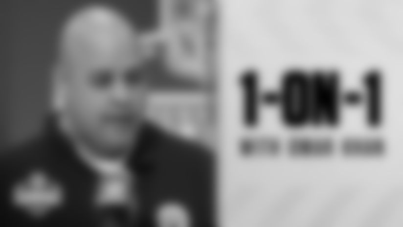 General Manager Omar Khan sits down with Rob King at the 2026 NFL Combine in Indianapolis