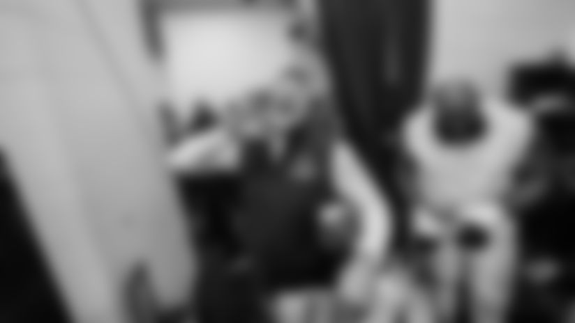 Go behind the scenes of the Patriots win over the Baltimore Ravens as they celebrate on the field post-win and inside the New England locker room on Sunday, December 21, 2025.