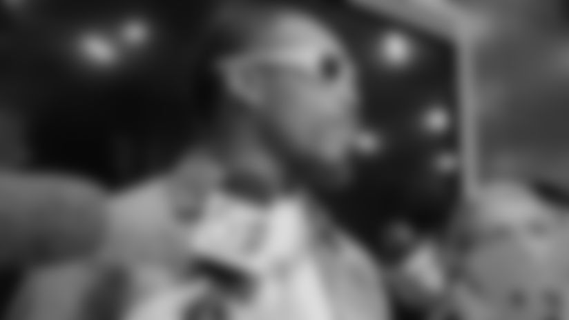 Vikings WR Justin Jefferson addressed the media following the 31-0 victory over the Washington Commanders at U.S. Bank Stadium.