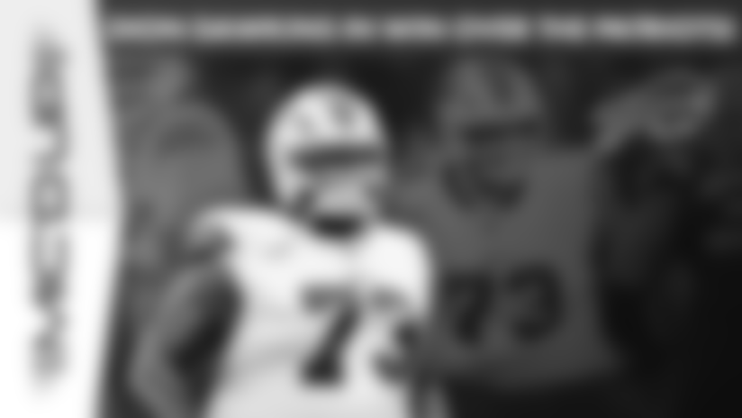 Bills Offensive Tackle Dion Dawkins is Mic'd Up in the 35-31 win over the Patriots in Week 15 in New England.