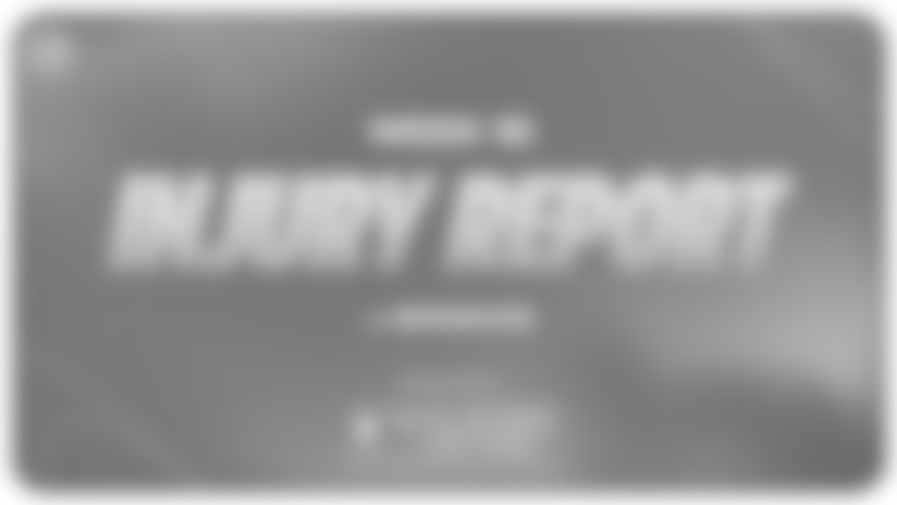 Take a look at the Week 18 Injury Report ahead of Sunday's game against the Broncos